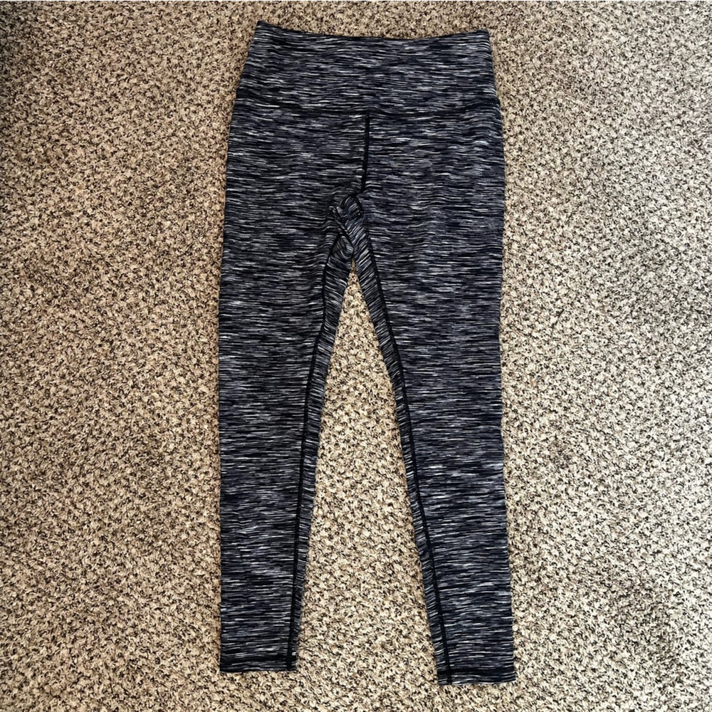 Zella - High Waist Live In Leggings - Black/White - Size M